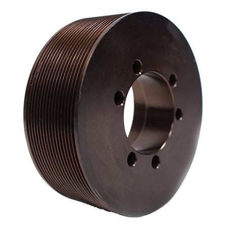 B B MANUFACTURING Bushing 6 Groove Poly-V Pulley 6 inch OD 6J600SH